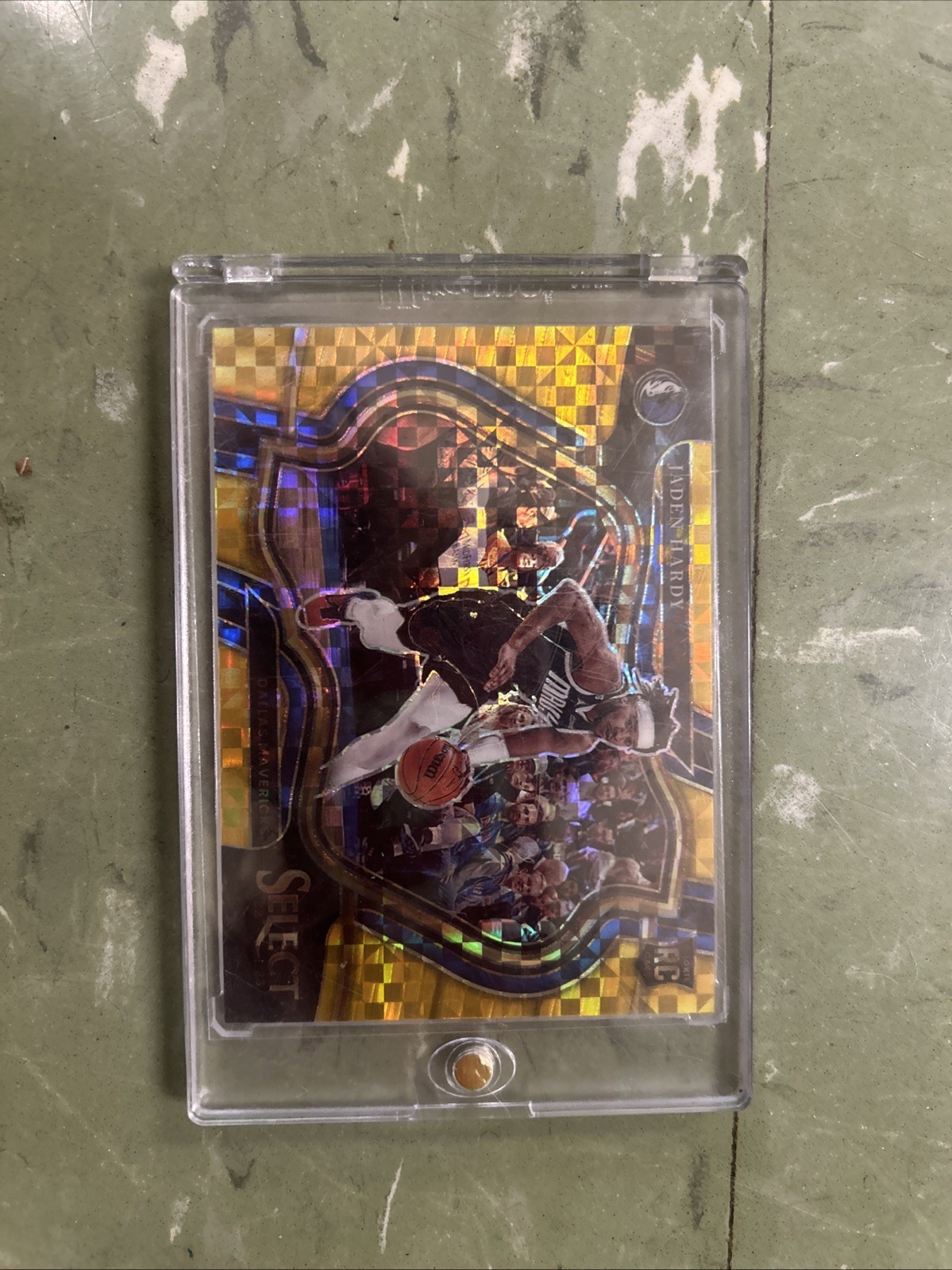 2022-23 Panini Select Courtside Jaden Hardy #281 Gold Prizm /10 (RC)