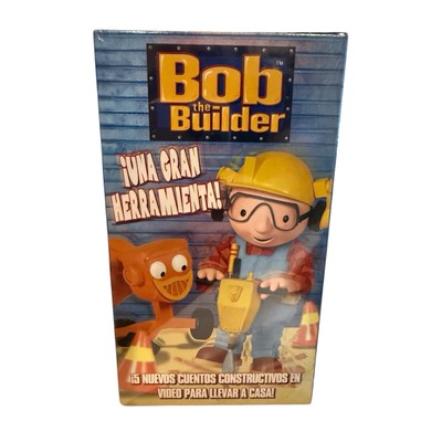 Bob the Builder el Constructor VHS Video !Una Gran Herramienta! Spanish Sealed