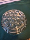 Vintage Libbey 4" Nob Hill Clear 4 Slot Round Ashtray Glass Beautiful — photo 3
