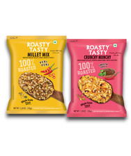 Roasty Tasty Milet mix peri peri, Crunchy Munchy 150g x 2