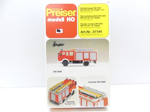 Preiser H0 31144 kit carro manguera SW 2000, sin montar, NUEVO en EMBALAJE ORIGINAL #67808 | Zustand: Gebraucht