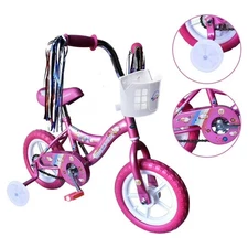Kids 12" Bicycle for 2–4 Year Olds with EVA Tires & Training Wheels