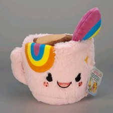 Snackers Aplantables Alter Ego Café Arco Iris Peluche Tamaño Mordida Amigos Nuevo con Etiquetas