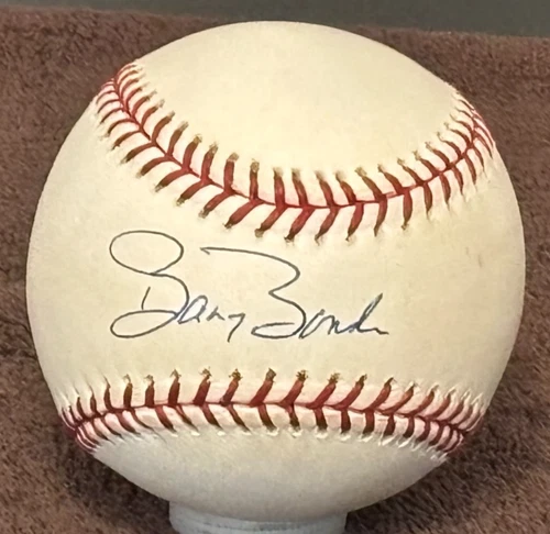BARRY BONDS Autographed Signed Rawlings OML Baseball w/COA 🔥🔥🔥