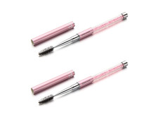 2PCS Mascara Brushes Eyebrow Eyelash Brushes Mascara Wands Applicators Eye Brush