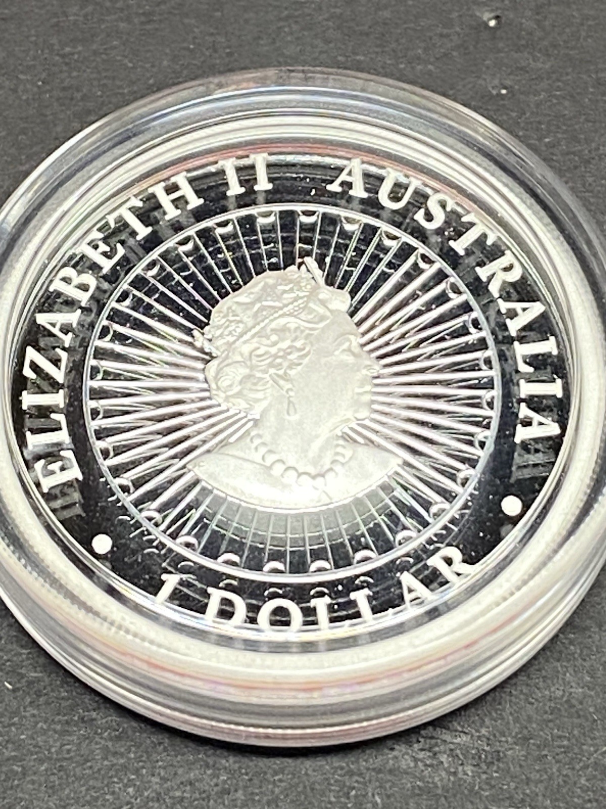 Australian Opal  Lunar Pig $1 1oz Silver Proof Coin Perth Mint 2019