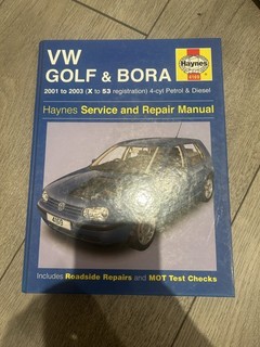 Haynes Service and Repair Manual VW Golf & Bora 2001 2003 4 cyl Petrol Diesel