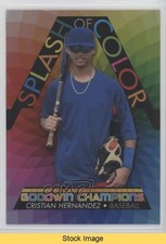 2022 Goodwin Champions Rainbow Color Wheel Cristian Hernandez #SCP26 READ 0r46