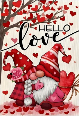 Happy Valentines Gnome Diamond Painting Kits for Adult Love 
