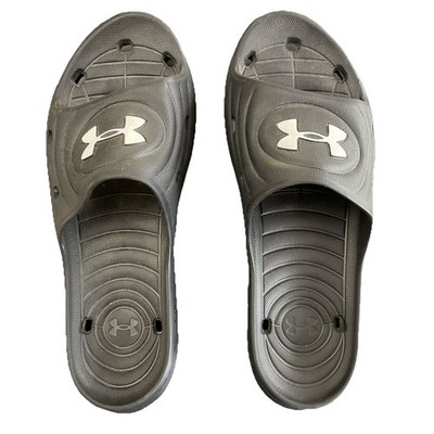 Under Armour Men's Locker Room IV Slide, Black Size 13 Barely Used