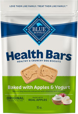 Health Bars Crunchy Dog Biscuits, Oven-Baked with Natural Ingredients, Apples 