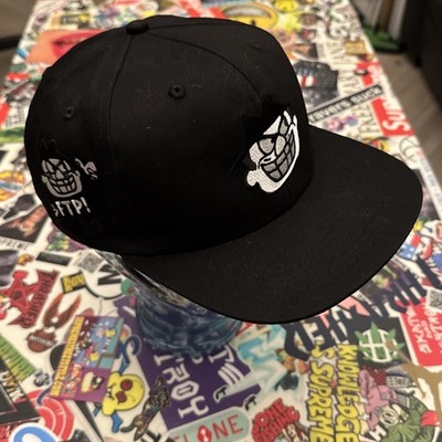 FTP Boris 6 Panel Snapback Hat Black Brand New | eBay