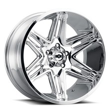 Vision Off-road Wheels 363 20x10 -25 Chrome 6x139.7 6x5.5 Qty 1 363-20083c-25