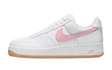 Men's Nike Air Force 1 Low Retro White/Pink-Gum Yellow (DM0576 101)