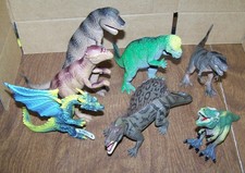 Lot Of 7 Toy Dinosaur figures  S2