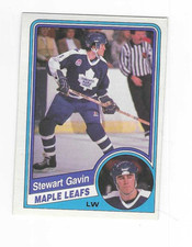 1984-85 O-PEE-CHEE STEWART GAVIN #302 TORONTO MAPLE LEAFS