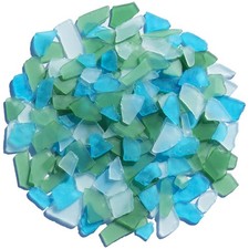 Sea Glass for Crafts - 34oz Frosted Seaglass Pieces - Vase Filler and Aquariu...