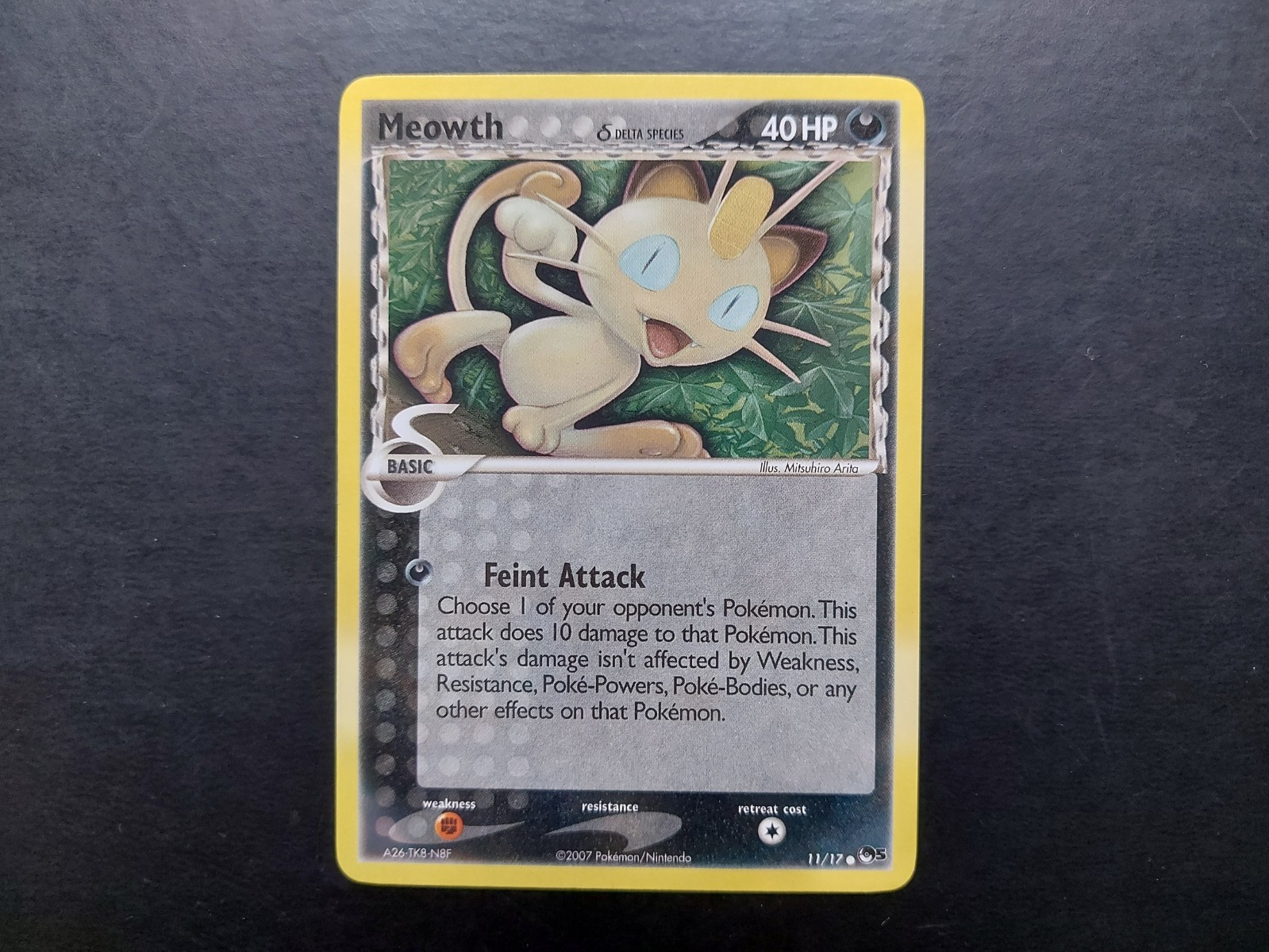 Pokemon - Meowth 11/17 Common Pop Series 5