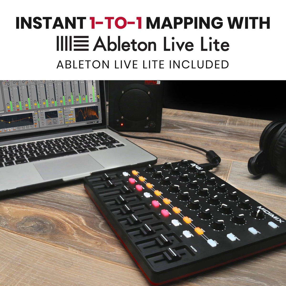 Akai Professional MIDImix - USB MIDI Controller Mixer with Compact