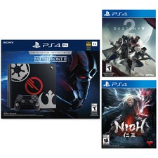 PlayStation 4 Pro 1TB Star Wars Battlefront II Bundle + Destiny 2 + Nioh