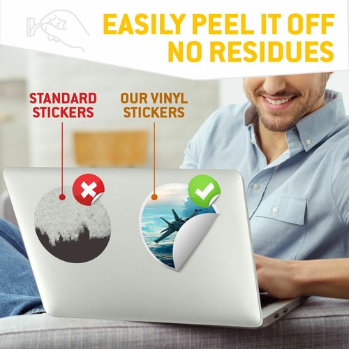 2 x Vinyl Stickers 20cm - Cool Fighter Jet Plane Pilot Cool Gift #3273 - 第 5/9 張圖片