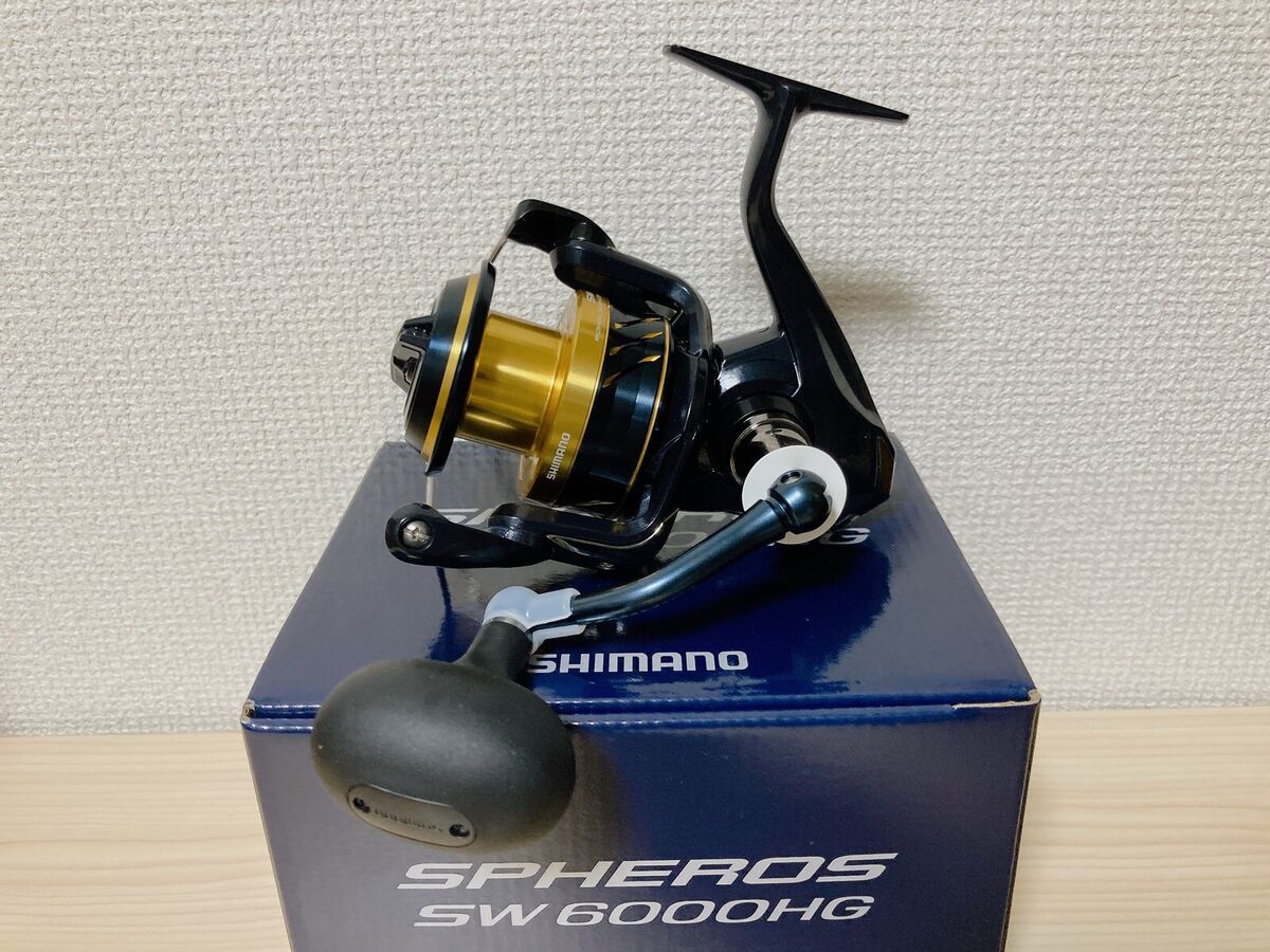 Spinning Reel 21 SPHEROS SW 6000HG Gear Ratio 5.7:1 Fishing Spinning Reel 21 SPHEROS SW 6000HG Gear Ratio 5.7:1 Fishing