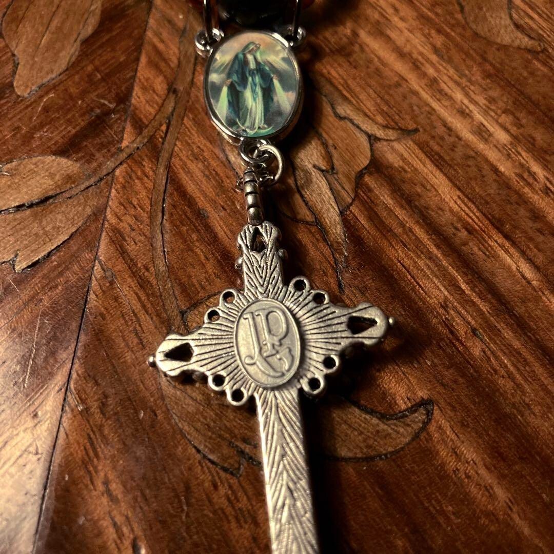Jean Paul GAULTIER cross buffalo chain necklace very rare Jean Paul GAULTIER cross buffalo chain necklace very rare