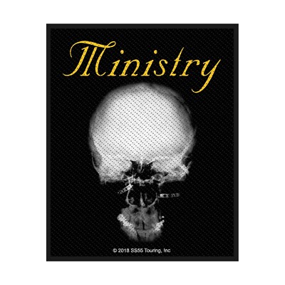 MINISTRY PATCH AUFNÄHER # 5 THE MIND IS A TERRIBLE THING TO TASTE 10x8cm FLICKEN