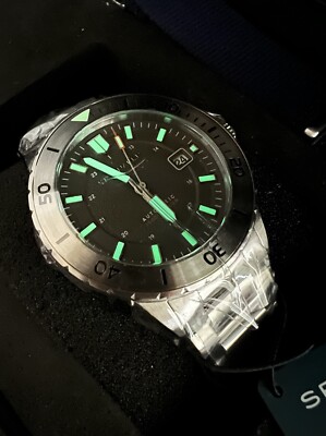 SPINNAKER Hass Diver SP-5101-44 Men's Date Automatic Bracelet