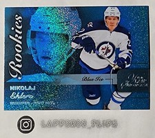Nikolaj Ehlers - 2015-16 Flair Showcase Blue Ice Rookie RC /199 #ROW 0 SEAT 41