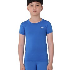 Kids Compression Shirt Underwear Boys Youth Under Base Layer Short Sleeve Top SK