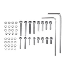 Turntable Headshell Cartridge Mounting Kit Stainless Steel Bolts Screws Nuts Set