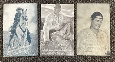 LOT CHIEF THUNDERCLOUD LONE RANGER TONTO 3 X 5 ARCADE EXHIBIT CARD 1930 VINTAGE