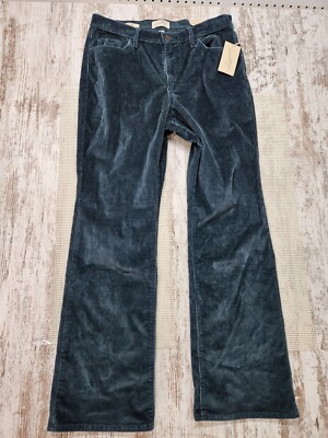 Universal Thread Women's Vintage Bootcut Leg Pants Size 14 Teal Blue