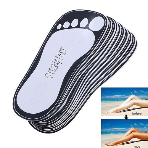 10 Pairs Disposable Tanning Feet Pads Sunless Airbrush Spray Tent Foot Protector - Picture 11 of 12
