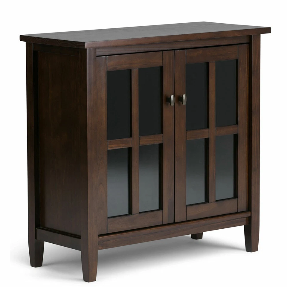 Warm Shaker Solid Wood 32 in Wide Low Storage Cabinet - Image 3 of 4