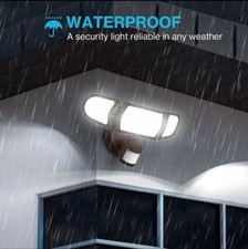 Olafus 100W LED Security Light Motion Sensor Outdoor Light Flood Light with 3...