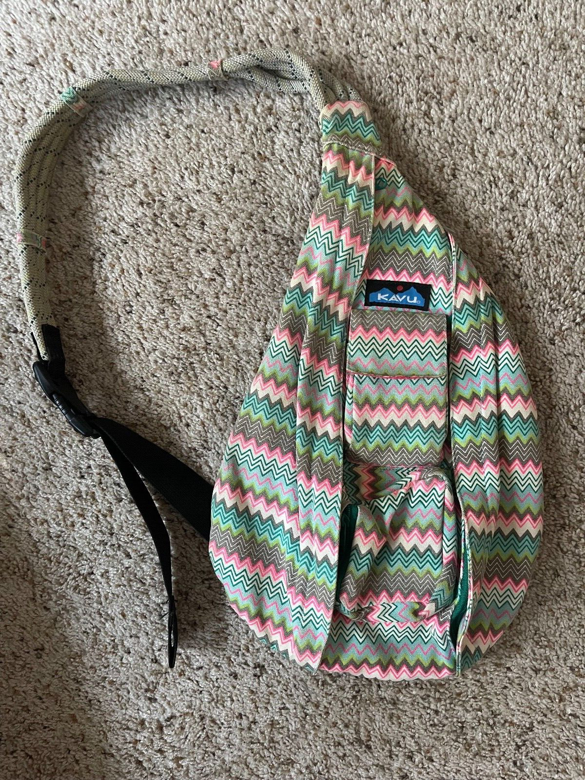 KAVU Original Rope Sling Bag with Adjustable Rope Sho… Gem