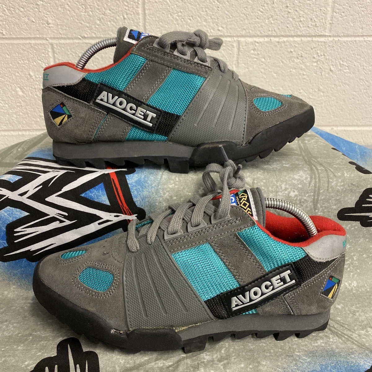 Vintage Avocet Cross Mountain 50 Rare Cycling Shoes Mens Size 9