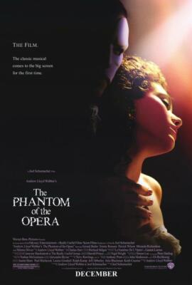 THE PHANTOM OF THE OPERA Movie POSTER 27 x 40 Gerard Butler, Emmy Rossum, A