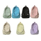 Simple Solid Color Backpack Casual Cute Aesthetic Backpack for Work ...