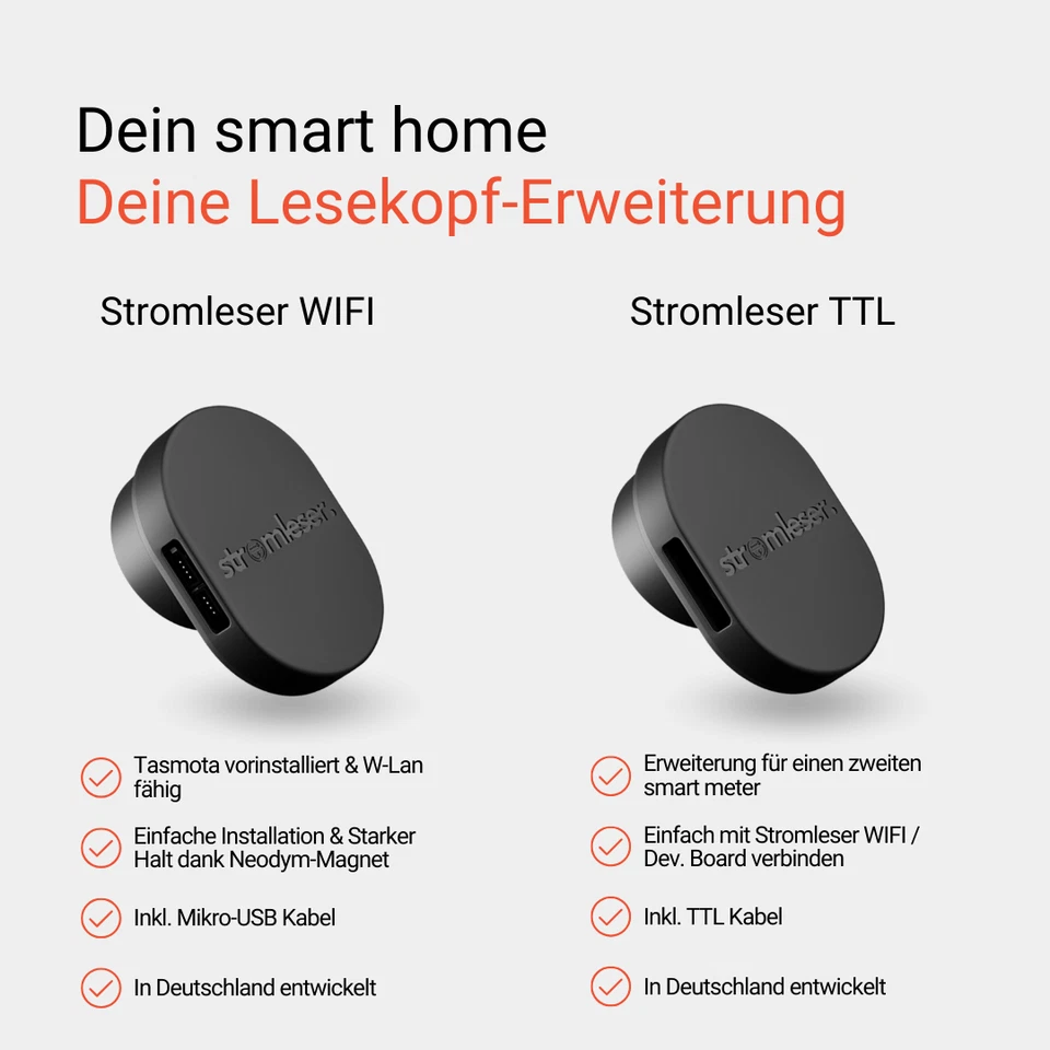 Stromleser Bundle WIFI & TTL Zwei Stromzähler gleichzeitig auslesen Ir Lesekopf - Bild 3 von 4
