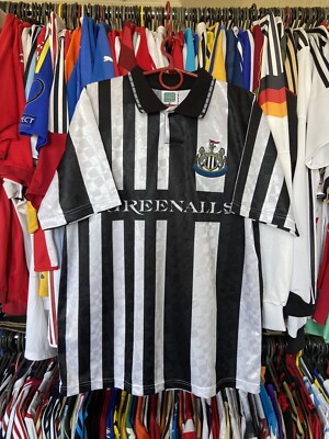 Maillot Domicile Newcastle United 1990/1991 Rétro - Score Draw Taille XL - Occasion Bon État