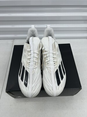 Adidas adizero Molded Football Cleats GX4049 White Black  display picture 3