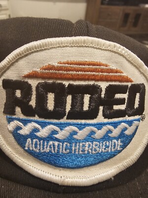 Vintage Rodeo Aquatic Herbicide Patch Hat Cap Snapback Trucker Swingster  Usa () | eBay