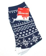 Women's Christmas Holiday Stocking Stuffer Single Pair of Socks Size 9-11