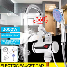 RUBINETTO Elettrico 3000w MISCELATORE Acqua Calda RISCALDATORE Doccetta Caldaia