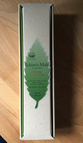 Ichiro's Malt Double Distilleries (200ml) leere Flasche und Box - Bild 1 von 3