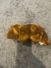 R DAKIN Plush Stuffed Animal Triceratops Dinosaur Vintage 1980