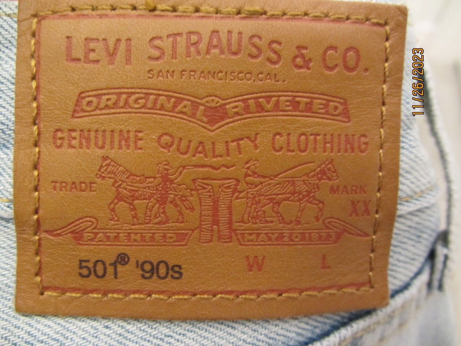 Levi's Premium 90's 501 Patchwork (2023), Capital… - image 14